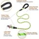 thumbnail image 3 of Black Reflective Strong Adjustable Nylon Dog Leash 150cm For Large Or Medium Dogs, 3 of 5