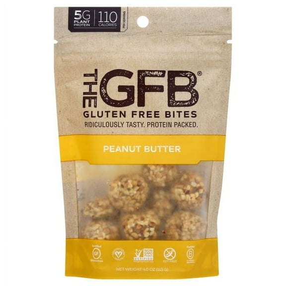 The Gluten Free Brothers GFB Peanut Butter Gluten Free Snack Bites, 4 oz