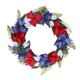 thumbnail image 2 of Corona Del Día De La Independencia, Uso Colgante Estilo Festivo Corona De Flores Plástico De Poliéster Atractivo Tema Patriótico Decorativo Para Balcón ZAQW Independence Day Wreath, 2 of 8