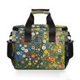 thumbnail image 7 of FORMRS Insulated Cooler Bag 24 Cans Capacity Soft Leakproof Lunch Box with Side Pockets, Green Floral Garden, 7 of 7