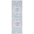 thumbnail image 2 of SAFAVIEH Claremont Roseann Oriental Runner Rug, Blue/Light Gray, 2'6" x 7'9", 2 of 8