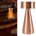 thumbnail image 1 of LED Cordless Table Lamp, 3 Color Stepless Dimming LED Portable Modern Metal Nightstand Desk Lamp Touch Control Rechargeable Bedside Lamp Night Light For Bedroom, Kids Nursery, 1 of 8