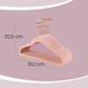 thumbnail image 5 of SONGMICS Perchas Infantiles, Juego de 50, Perchas de Terciopelo con Ganchos, Perchas Antideslizantes para Ropa, Rosado Claro, 5 of 6