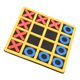 thumbnail image 3 of Juego De Juego De Mesa Mini TictoCoe, Juego De Ajedrez De Ajedrez De Forma Educativa Xo Portátil Para Patio Trasero Para La Sala De Estar Para La Playa, 3 of 7