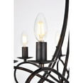 thumbnail image 6 of Indoor Home Decor 28"L X 28"W X 23"H Lyndon 8 Light Dark Bronze Pendant, 6 of 7