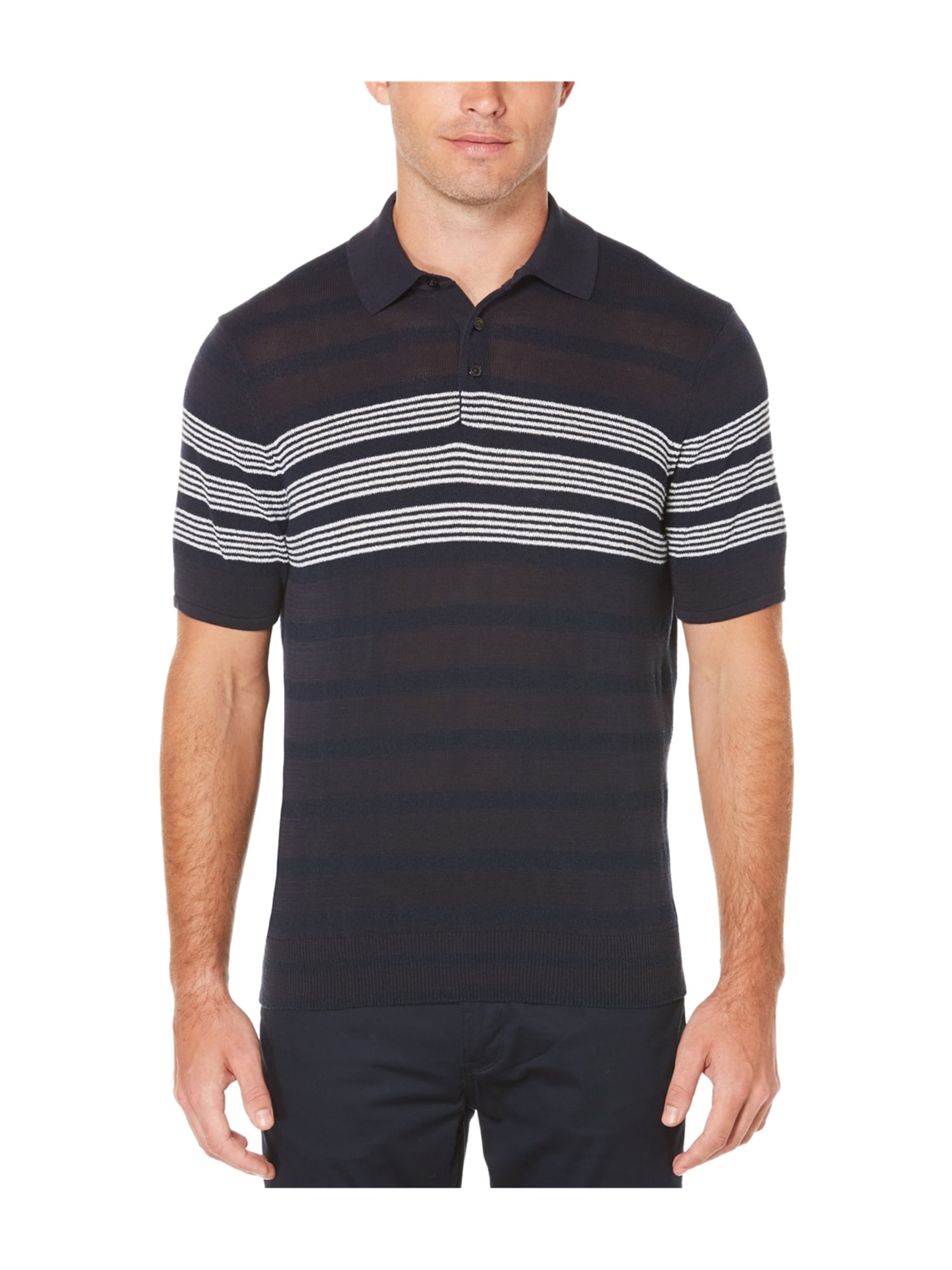 Perry Ellis Mens Stripe Print Shirt