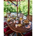 thumbnail image 3 of SummerTupukom Independence Day Decorations 4th of July Party Tableware Sets 2pcs Red White Blue Flag Memorial Day Patriotic Decor Party Supplies,Serve 2, 3 of 9