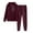 08#Wine, variant on Two Piece Sweatsuits Hoodies For Women Pullover Hoodie Set Tracksuit Long Sleeve Tops Drawstring Sweatpants Pink L