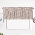 thumbnail image 1 of Cortina de cenefa Vintage retro 54 x 24 pulgadas decorativas rústicas cortas cortas de ventana pequeña para la ropa de lavandería Decoración del café Hortensias, 1 of 8