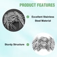 thumbnail image 4 of EAGLE PEAK Stainless Steel Glazing Clips W Type Z Type Greenhouse Clip for Aluminium Green House Spring Wire Clips Spares Parts, 4 of 5