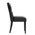 thumbnail image 2 of Modern Contemporary Kitchen Dining Chairs Set of Two Black, 2 of 4