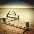 thumbnail image 3 of Oates, Michael 20x20 Black Modern Framed Museum Art Print Titled - Beach Memories, 3 of 5