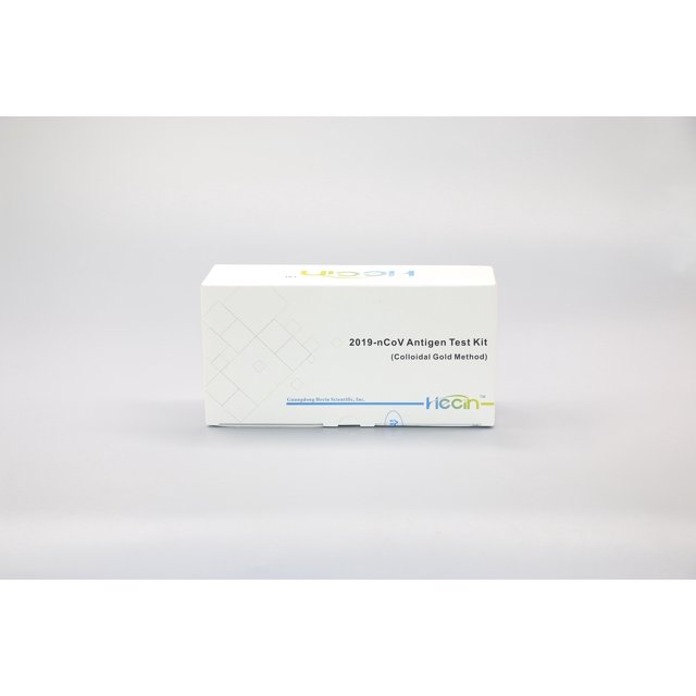 Casete de prueba rápida de antígeno Covid-19 de 20 pruebas (hisopo nasal) Sincero Hogar