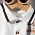thumbnail image 6 of Zshosam Boys Outfits Toddler Baby Boy Outfit Embroidery Short Sleeve T-Shirt Top and Shorts Clothes Set Size 6 9 Months,(Khaki 6-9 Months), 6 of 7