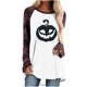 thumbnail image 1 of Blusa suelta informal de manga larga con cuello redondo para mujer, camisas con estampado de Halloween Fridja fjkfkj2388, 1 of 5
