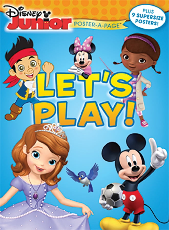 Disney Junior: Let's Play! Poster-A-Page (Paperback) - Walmart.com