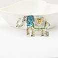 thumbnail image 2 of Shisuyan Elephant Brooch Party Gift Favors Rhinestone Elephant Brooch Pin (Silver), 2 of 5