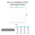 thumbnail image 5 of 60 Counts Cat Litter Box Liners for Self Cleaning Litter Box, Extra Thick Heavy Duty Cat Litter Bags Replacement（18X17inch）, 5 of 6