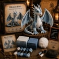 thumbnail image 7 of 2026 1Set Fantasy Themed Patchwork Dragon DIY Kit, Handmade Sewing Craft with Textured Finish, Whimsical 3D Dragon Ornament Making Project for Home Display (Red), 7 of 7