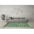 thumbnail image 3 of Ahgly Company Indoor Rectangle Oriental Light Blue Modern Area Rugs, 8' x 12', 3 of 4