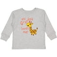 thumbnail image 3 of Inktastic My Grandpa Loves me- cute giraffe Boys or Girls Long Sleeve Toddler T-Shirt, 3 of 5