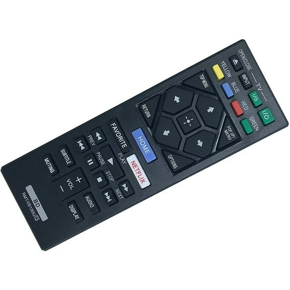 New Remote FIT FOR Sony BLU-RAY DVD PLAYER RMT-B126A RMT-VB201U RMT-VB100U