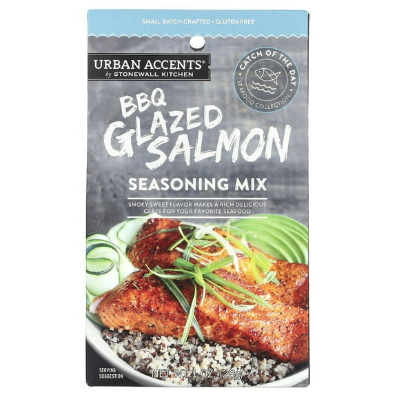 Urban Accents Seasoning Mix, BBQ Glazed Salmon, 1 oz (28 g)
