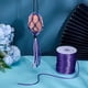 thumbnail image 4 of 109 yardas de cordón satinado de cola de rata de 2 mm, cordón de seda morado con cola de rata, hilo para pulseras y abalorios, 4 of 9
