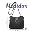 thumbnail image 3 of Bolsa Mujer Crossbody Impermeable Lab.G Negro, 3 of 5