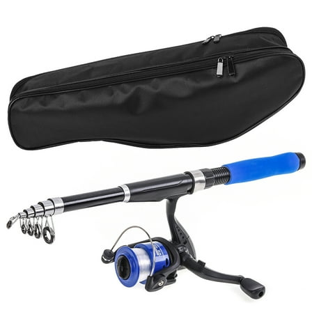 Fishing Kit Telescopic Fishing Rod Left And Right Hand Interchangeable Fishing Reel With Fishing Bag Lures Hooks