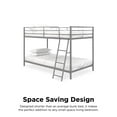 Mainstays Small Spaces TwinoverTwin Low Profile Junior Bunk Bed