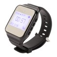 thumbnail image 2 of Reloj buscapersonas pantalla LCD calendario alarma de un botón vibración sistema de llamadas inalámbrico para fábricas de catering enchufe estadounidense negro, 2 of 10