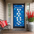 thumbnail image 7 of Blue Happy Birthday Banner with Balloon Star Elements Backdrop Party Supplies for Birthday Party Photography Props Decors Celebration Events, 7 of 7