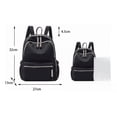 thumbnail image 2 of Mochila De Moda Impermeable Cierre Antirrobo Negra, 2 of 5