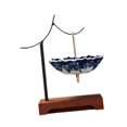 thumbnail image 2 of simhoa Ceramic Tea Strainer Chinese Loose Leaf Filter for Bedroom Table Living Room Blue White, 2 of 8