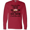 thumbnail image 3 of Inktastic I Have 2 Titles Titi and Dog Mom I Rock Them Both Long Sleeve T-Shirt, 3 of 5