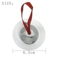 thumbnail image 3 of Yeacher 2PCS Finger Cymbals Belly Dance Accessories Small Size Hand Percussion Instruments Silver, 3 of 7