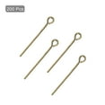 thumbnail image 3 of 200Pcs Eye Pins Jewelry Findings Eye Pins 22mm Iron Eye Pins for Jewelry Making 21 Gauge Dark Gray, 3 of 6