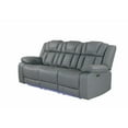 thumbnail image 5 of Global Furniture USA U7068 Gray Fabric 10 Power Reclining Set, 5 of 9