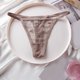 thumbnail image 2 of Gibobby Pantys para Mujer Bragas de encaje con estampado Sexy para mujer, ropa interior de tiro bajo, calzoncillos cómodos para mujer, bragas de Tanga para mujer(Café， XL), 2 of 5