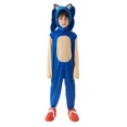 thumbnail image 4 of Body de Sonic para Halloween para niños y niñas, disfraz de cosplay para niños, mono de dibujos animados de Sonics Anime con guantes blancos, regalo, 4 of 5