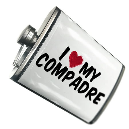 

NEONBLOND Flask I heart love my compadre