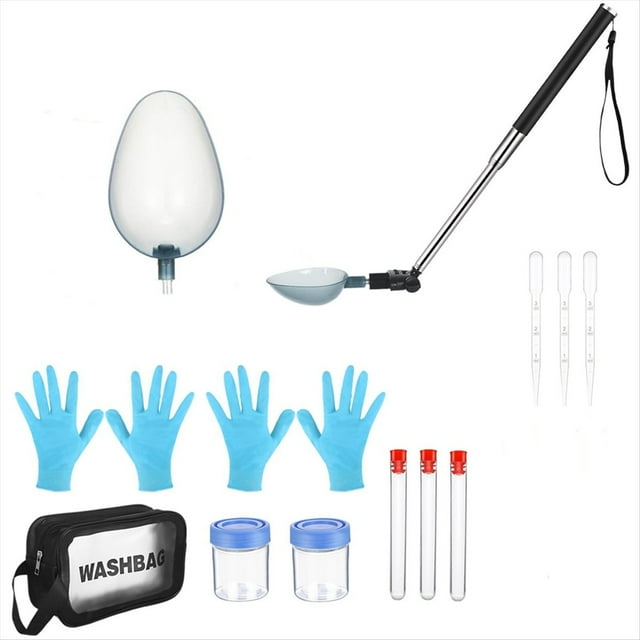 Dog Urine Collector Dog Urine Collection Pack, Include Telescopic Dog Urine Sample Catcher, Urine Sample Cups, Pipettes,1 set * Dog Cat Urine Collector