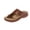 Brown, variant on Summer Sandals For Women 2025 Wedge Open Toe Slip-on Peep Toe Thong Slides Sandals Slippers Summer Women's Trendy Casual Daily Beach Shoes Black 40