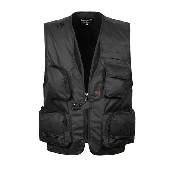 Men's Multi Pocket Utility Vest Waistcoat Fishing Travel Hiking Hunting  Jacket XL