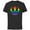 Black, variant on Star Wars Rebel Alliance Rainbow - Short Sleeve Cotton T-Shirt for Adults - Customized-Athletic Heather