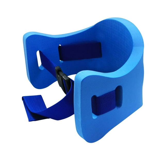 DYNWAVECA Swimming Belt Beginners Buoyancy Board Lightweight Swim Training Belt Device L Blue