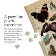 thumbnail image 4 of Lantern Press 1000 Piece Jigsaw Puzzle, Butterflies, C, Vintage Bookplate, Adolphe Millot Artwork, 4 of 5
