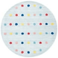 thumbnail image 4 of SAFAVIEH Kids Candelario Colorful Polka Dot Area Rug, Grey, 3' x 5', 4 of 10