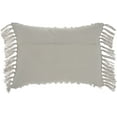 thumbnail image 2 of Nourison Life Styles Distressed Khaki Decorative Throw Pillow , 14" x 20", 2 of 5